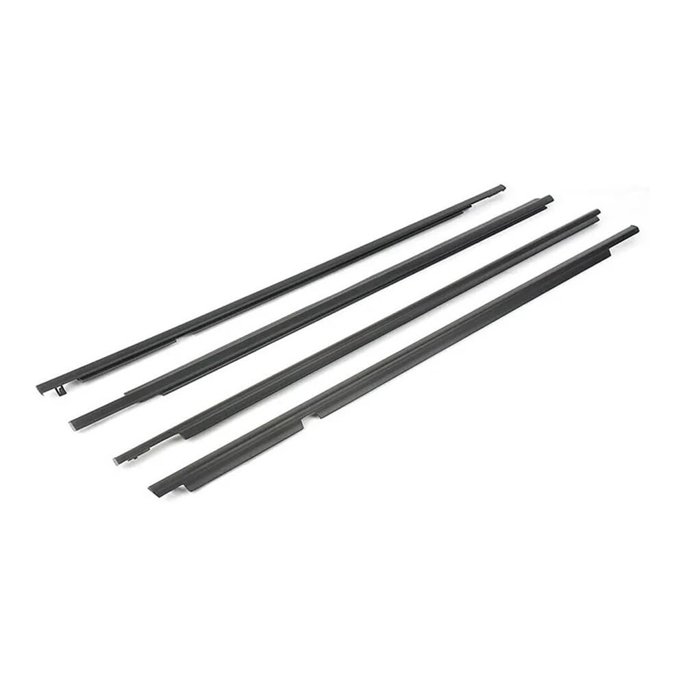 Xmsbcbcz Black Sealing Strip 4Pcs For Lexus For Gx470 2003 2004 2005 2006 2007 2008 2009 Window Rubber Trim Weatherstrip Seal 75711‑60061
