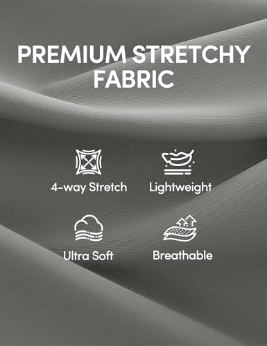 Image of IUGA Dress Pants Women Stretchy Wide Leg Work Pants Business Casual Outfits
