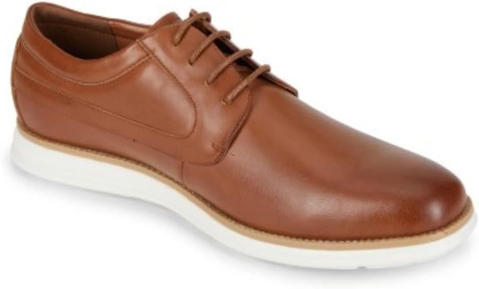 Van Heusen Men's Quest Oxford, Cognac, 9.5
