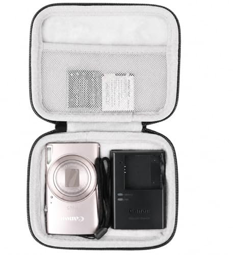 Maleta rígida para cámara Khanka compatible Canon PowerShot ELPH 360 miniatura 1
