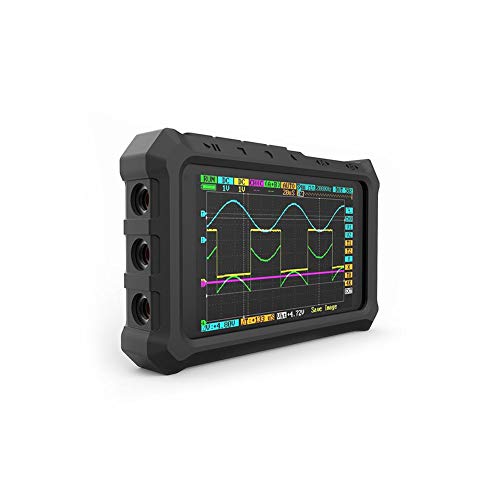 Image of Oscilloscope Silicone Shell, Black DS213 Mini Oscilloscope Silicone Case Shell with 1PCS Ring Bracket Oscilloscope Protective Cover Oscilloscope Accessories