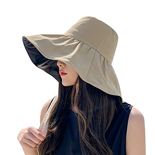 UVカット 帽子 レディースハット 100％完全遮光 つば広 飛びにくい 紫外線対策 撥水加工 抗菌/吸汗/通気 折...