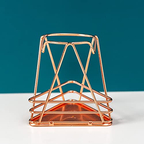 SDTFGRGHJD Eenvoudige Stijlvolle Metalen Pen Houder Driehoekvormige Bureau Organizer Case Multifunctionele Metalen Pen… - Image 6