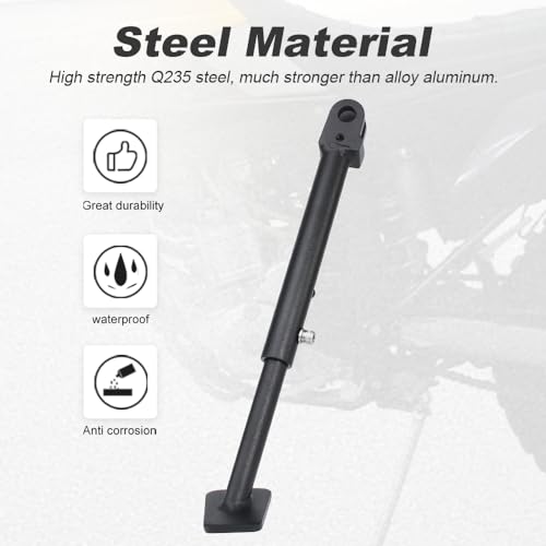 Xitomer 0-3 inch Adjustable Kickstand Fit for KLX300 2021-2023 / KLX250S 2009-2014 / KLX250 2020 2019 2018-2020, Motorcycle Adjustable Side Stand by xitomer - Image 3