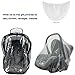 Baby Car Seat Rain Cover Universal Weather Shield Waterproof,Easy Access Zipper,Side Ventilation,EVA Material,Newborn Infant Child Travel Accessories