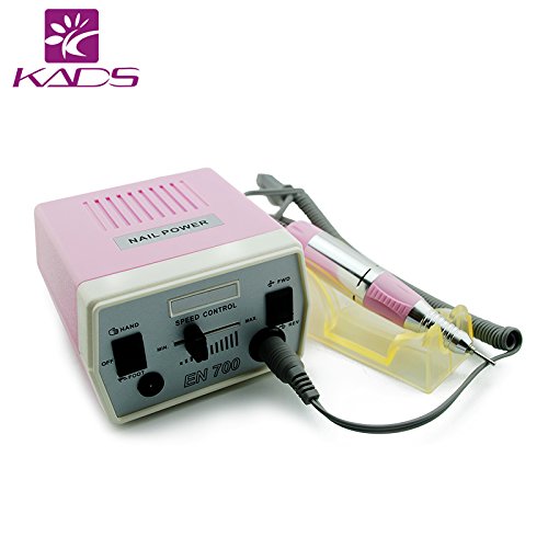 Miniatura 2 de KADS 30000RPM Rosa Nail Art Taladro Equipo de Uñas Herramientas de Manicura Pedicura Acrílicos Rosa Eléctrico Arte de Uñas Taladro Dedo y Dedo Juego