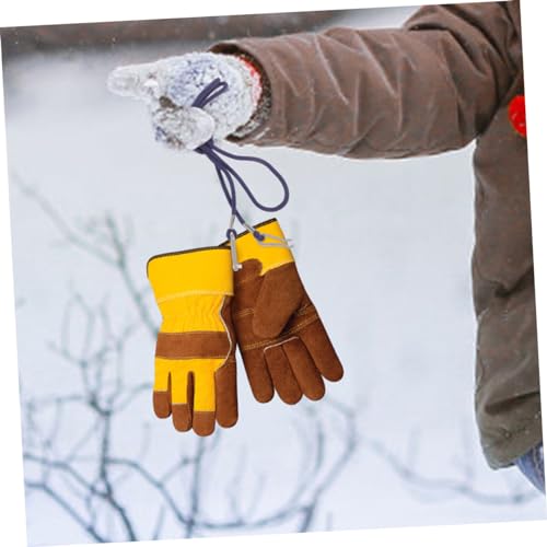 Mikikit 3pcs Kids Glove Leash Anti-Lost Strap Clips Portable Mitten Holder for Boys and Girls Adjustable Winter Gloves Lanyard for Outdoor Activities3