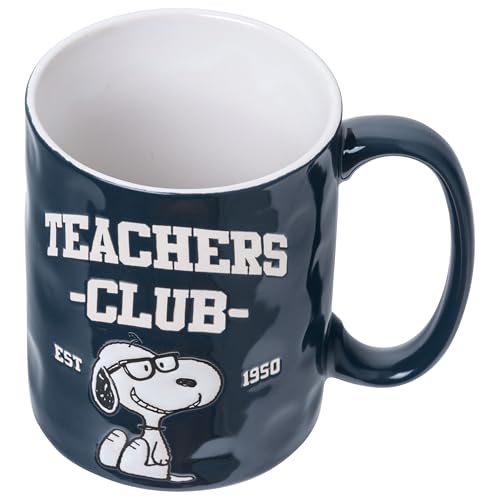 Mug cerámico 17 oz con diseño Peanuts Teachers Club miniatura 3