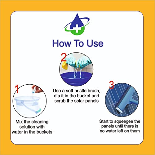 WATER CLINIC: CARE FOR WATER CARE FOR LIFE Solar Panel Cleaner | Concentrated Liquid | Remove Stains, Dirt, Bird Droppings | Increase Solar Output / 1 L