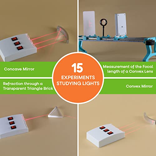 Teenii Optics Science Kit About Light Experiment For Kids, Stem Physics Lab Set Students Education Toys Brithday Gift For Boys Girls Age 8~16 Year Old #TOP3