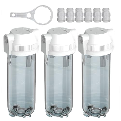Boîtier filtre à eau domestique 3 étages pour protéger vos appareils de cuisine et bains