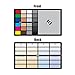 3in1 Photo Reference Tool Gray Card Target White Balance Exposure Temperature Color Calibration Chart Perfect for Photography & Video Test to Calibrate Canon Nikon Sony Olympus FujiFilm Camera Photo