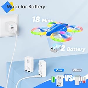 Dual Modular Batteries for Lisoco Mini Drone