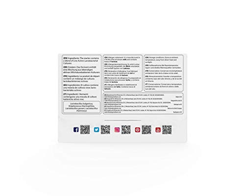 Miniatura 7 de Cultivos De Yogur 3 Bolsitas De Cultivo Liofilizado Para Preparar Rhamnosus Y Gasseri-Yogur Paquete De 3 Bolsitas