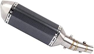 Fincos for Kawasaki Z250 Z300 2008-2017 Ninja 300 08-17 Ninja300 Ninja 250R Slip on Exhaust Muffler Link Middle Pipe Slip-On - coolthings.us