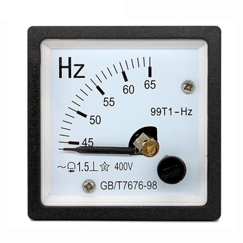 Compteur analogique 45-65Hz 48x48mm pour surveillance de groupe électrogène