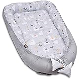 ✔ Multifuncional: utiliza el nido para cuna para una cama, una cuna de viaje, un cojín para recién nacidos o un cambiador, o muévelo para descansar o para la época del vientre, para que el bebé se sienta más seguro y cómodo.