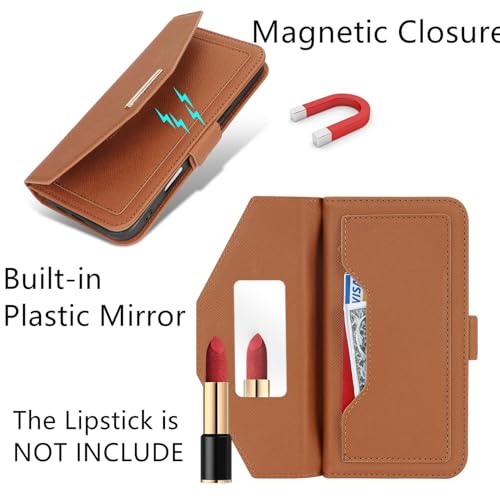 Jaorty Crossbody Wallet for iPhone 16 Pro Max Case with Strap,6.9",Brown by Jaorty - Used condition - Image 3