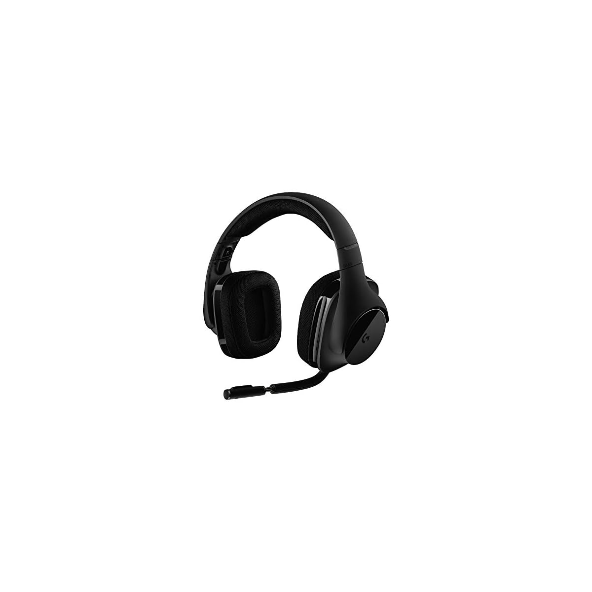 Logitech-G533-Cuffie-Gaming-Wireless-con-Microfono-Audio-Surround-71-Cuffie-DTS-X-Driver-Pro-G-40-mm-Cancellazione-Rumore-24-GHz-Wireless-USB-Leggere-Batteria-15h-PCMac-Nero