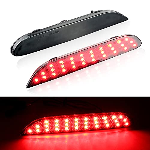 Lâmpada De Neblina Traseira 2 Peças Led Pára Choques Refletor Luzes Freio Traseiro Para Infiniti Q50