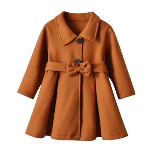 Betadog Girls Winter Dress Coat Kids Fashion Button Down Lapel Jacket Outerwear Toddler Jacket Girls Dress Coat