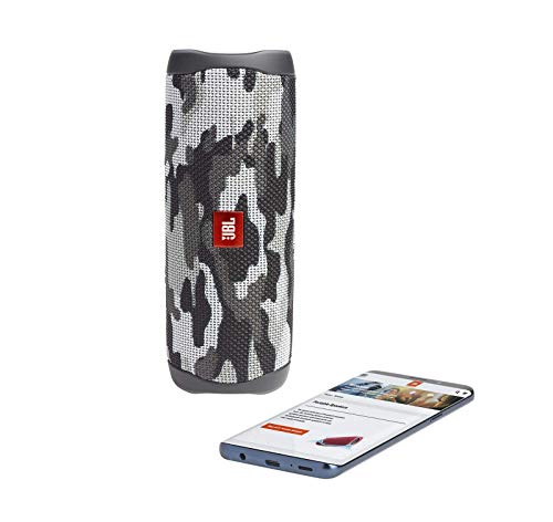 Image of JBL Flip 5 Portable Waterproof Wireless Bluetooth Speaker - Black Camo (Renewed)