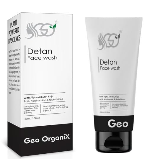 De-Tan Face Wash With Kojic Acid, Niacinamide, Alpha Arbutin & Gluthatione | Bright, Even Skin Tone | Removes Tan, Dirt & Oil | Anti-Pigmentation & Dark Spot Removal | Refreshing Daily Cleansing Formula for Men & Women (pack of 1) 100 gm-image-39