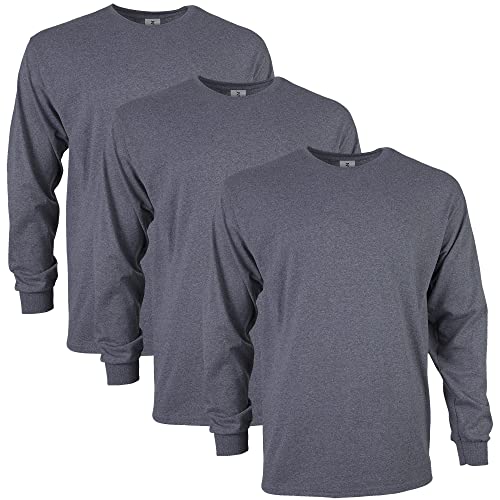 Image of Gildan Adult Ultra Cotton Long Sleeve T-Shirt, Style G2400, Multipack
