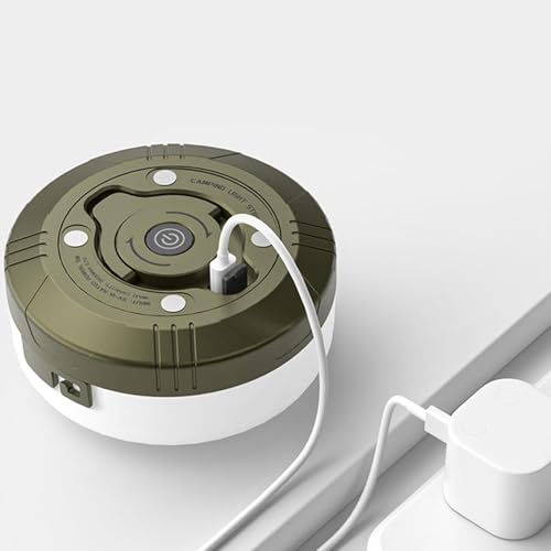 Luces de camping de 65.62 pies con 7 modos de iluminación y batería recargable de 2600 mAh 6