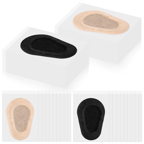 Image of Panitay 40 Pcs Eye Patches for Adults,3 X 2 Inch,Nude, Black | Eye Patch Disposable Breathable Eyepatch for Amblyopia Lazy Adhesive Bandages for Men, Daily Use Patches