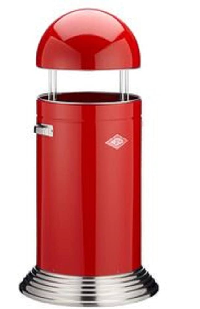 WESCO 120 L Big Cap Waste Bin with Base Nickel Silver Sheet