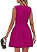 PRETTYGARDEN Summer Dresses for Women 2025 Elegant Classy A Line Business Casual Work Graduation Cocktail Short Dress (Hot Pink,Medium)