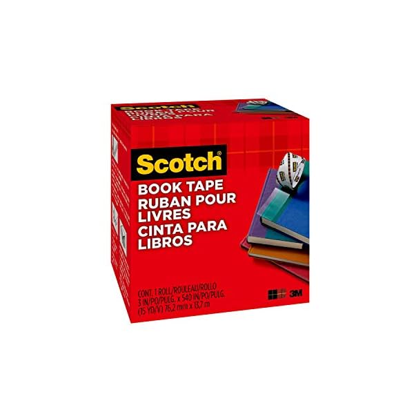 Scotch FF084574 Buchreparatur-Klebeband (76,2 mm x 13,7 m) transparent – Bild 4