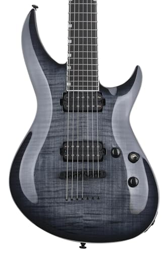 ESP LTD H3-1007 Baritone See Thru Black Sunburst – Guitare Électrique - Les Beatles, Paul McCartney, John Lennon, RIngo Starr, George Harrison ESP LTD H3-1007 Baritone See Thru Black Sunburst - Guitare Électrique