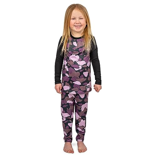 BlackStrap S-BL-K-U-P-THR-CLOBER-3-M Kids Therma Pant Cloudcam Berry M4