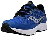 Saucony Men's Cohesion 14 Road Running Shoe, Royal/Black, 12 US M