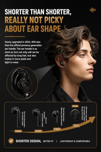 Image of TWS G12 Bluetooth 5.4 Wireless Earbuds with ENC Noise Cancellation, Deep Bass Stereo Sound, HD Calling Mic, Touch Control, 50H Playtime, USB-C Fast Charging Case, Low Latency TWS Earphones