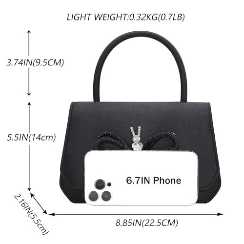 Image of Women's Evening Bag Bridal Party Clutch Purses Cocktail Prom Handbags with Patent Leather