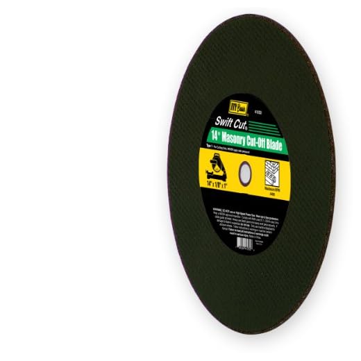 IVY Classic 41032 Swift Cut 14-Inch x 1/8-Inch x 1-Inch Arbor, Masonry Cut-Off Blade for Chop Saws, 1-Piece