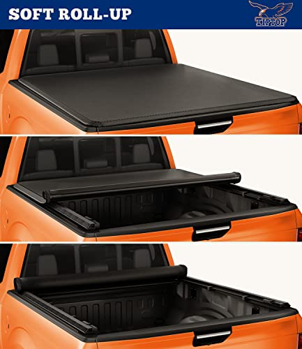Image of TIPTOP Soft Roll-Up Tonneau Cover Truck Bed for 2022 2023 2024 2025 2026 Ford Maverick 4.5ft Bed (54.4 inch) | TP1 |