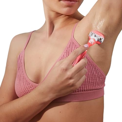 Vennus Comfort Glide Sunny Citrus Women's Razor, Pivoting Head, Gel Bar, No Shave Cream Required, 3 Bladed for Smooth Shave, 1 Handle + 12 Blade Refills - Image 6