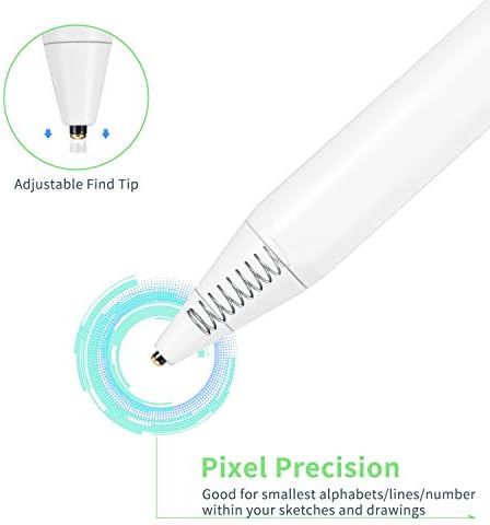 Stylus Pens for LG V60 ThinQ Dual Screen,Active Capacitive Digital Pencil Compatible with LG V60 ThinQ Stylus Pen,Good for Note-Taking and Drawing Pens with Touch Control and Type C Recharge,White