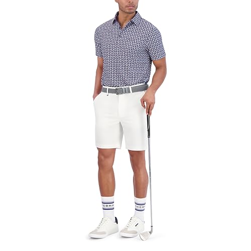 Camiseta polo para hombre Ben Sherman, manga corta, estampada, ajuste deportivo miniatura 4