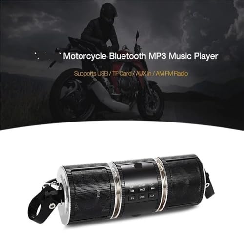 Parlante Manillar para Motocicleta Audio FM Radio Ajustable miniatura 2