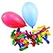 WFPLUS 500 Pcs 6 Inch Assorted Color Latex Dart Balloons Water Balloon with 10 Pcs Plastic Darts for Outdoor Games ＆ Carnival Pop Party