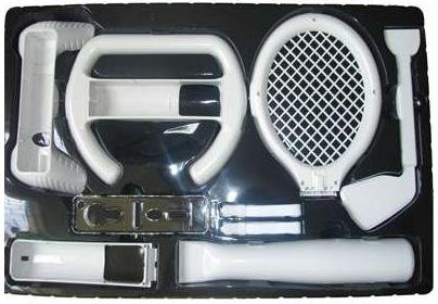 CrazyOnDigital 15 Piece Sports Pack For Nintendo Wii. CrazyOnDigital Retail Package