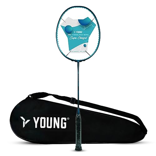 Young P11: The Black Bird Super Charged (78g Lightweight) 30 LBS | Japanese Graphite | Hi-Power Aero Frame | Head Heavy Unstrung Badminton Racket (Blue) (B0CFL32VY8) Amazon Price History, Amazon Price Tracker