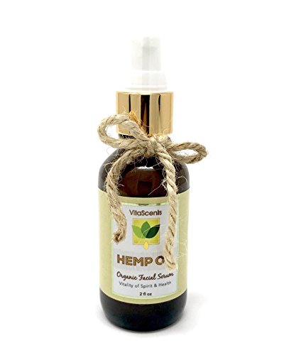 Hemp overnight Facial Serum with burlap sack