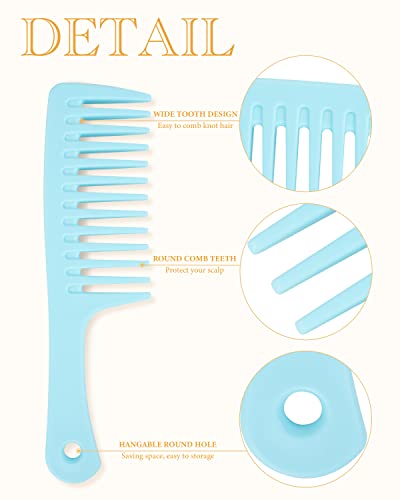 Peines desenredantes para cabello rizado, 6 piezas miniatura 4