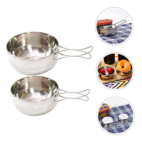 Bol de cuisine de camping pliable TOYANDONA pour vos repas de randonnée